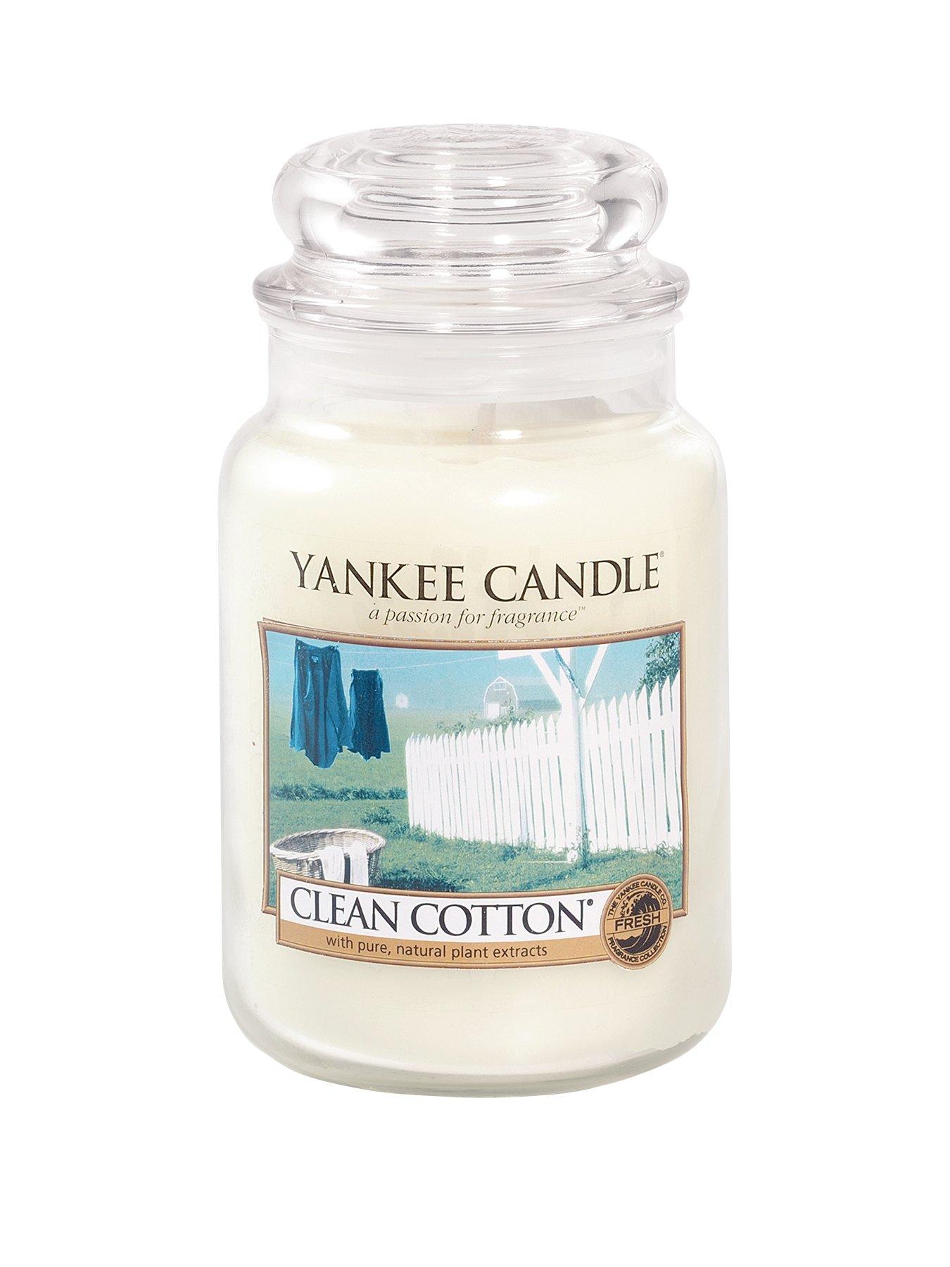 Yankee Candle Large Jar - Clean Cotton | Very.co.uk