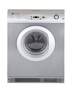 White Knight C86A7S 7kg Load Vented Sensor Dryer - Silver