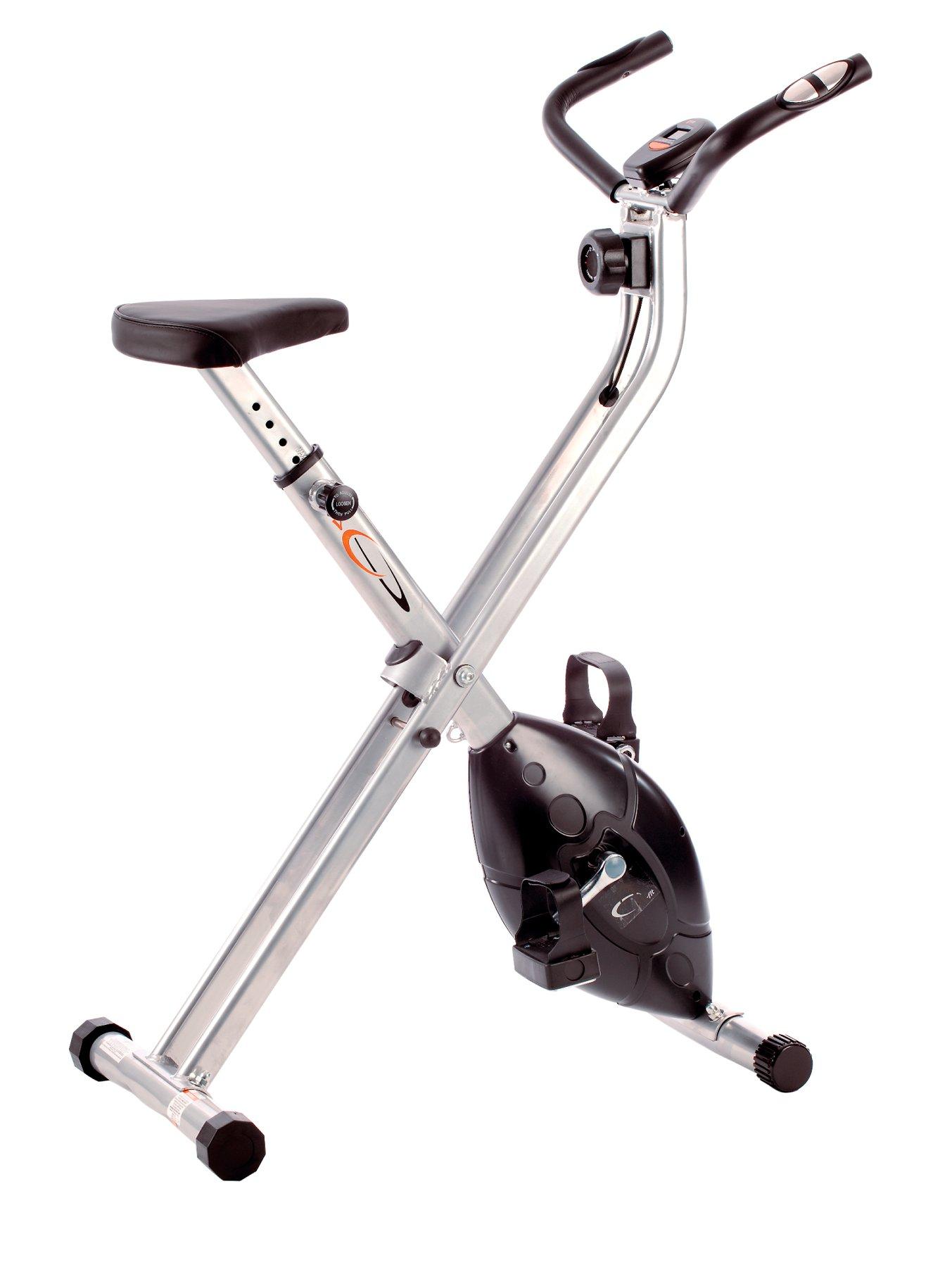 V Fit Folding X Frame Cycle Exercise Bike very