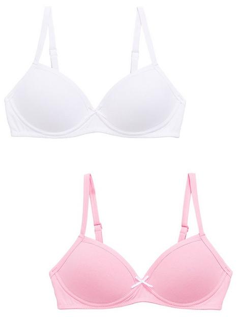 everyday-girls-2-pack-moulded-bras-pinkwhite