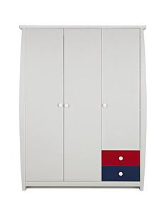 Ladybird Orlando Fresh 3-door, 2-drawer Kids Wardrobe