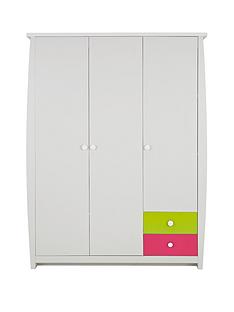 Ladybird Orlando Fresh 3-door, 2-drawer Kids Wardrobe