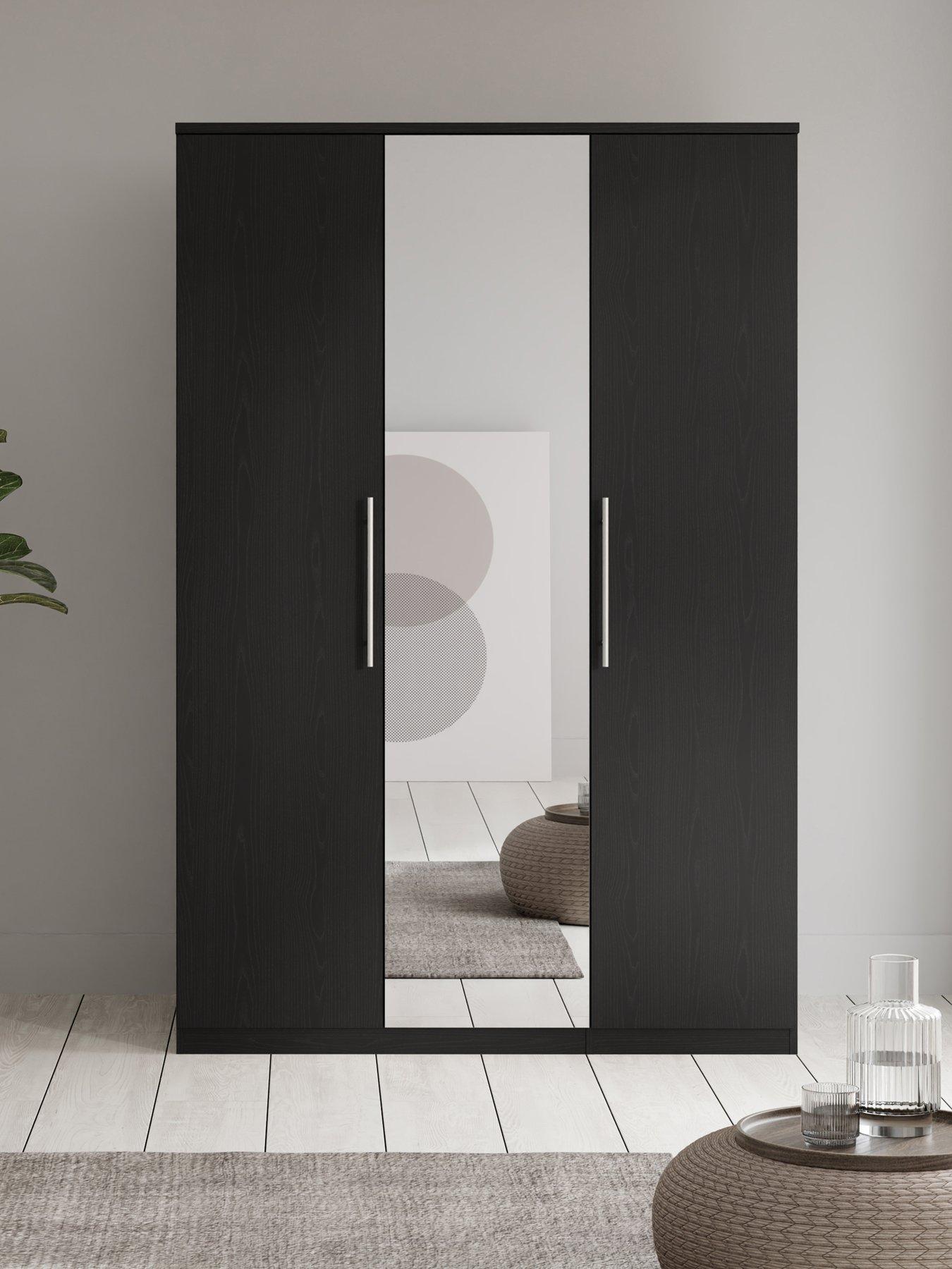 The Very Collection Home Essentials - Prague 3 Door Mirrored Wardrobe - FSC® Certified