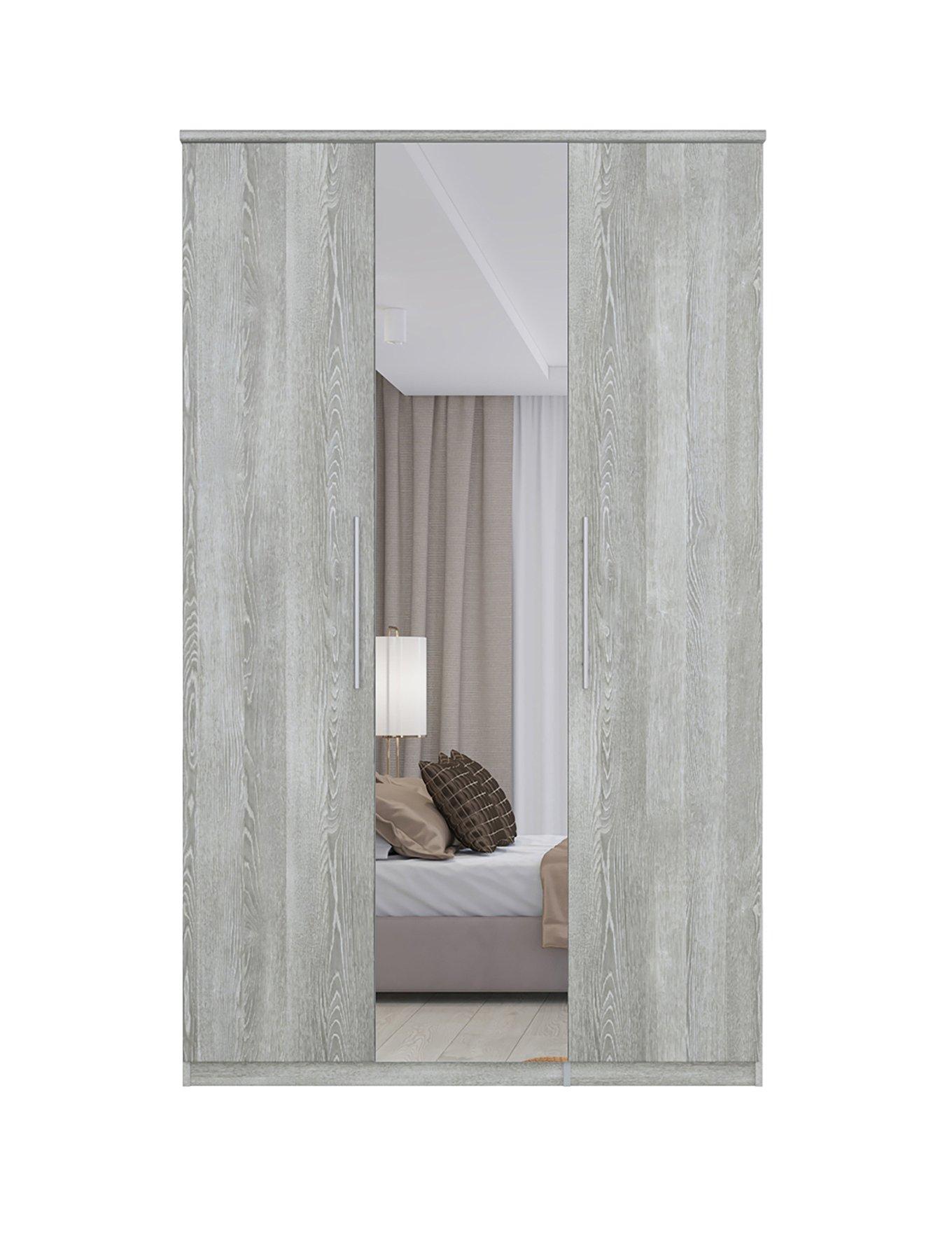 Image 2 of 6 of Very Home Home Essentials -&nbsp;Prague 3 Door Mirrored Wardrobe&nbsp;- FSC&reg; Certified