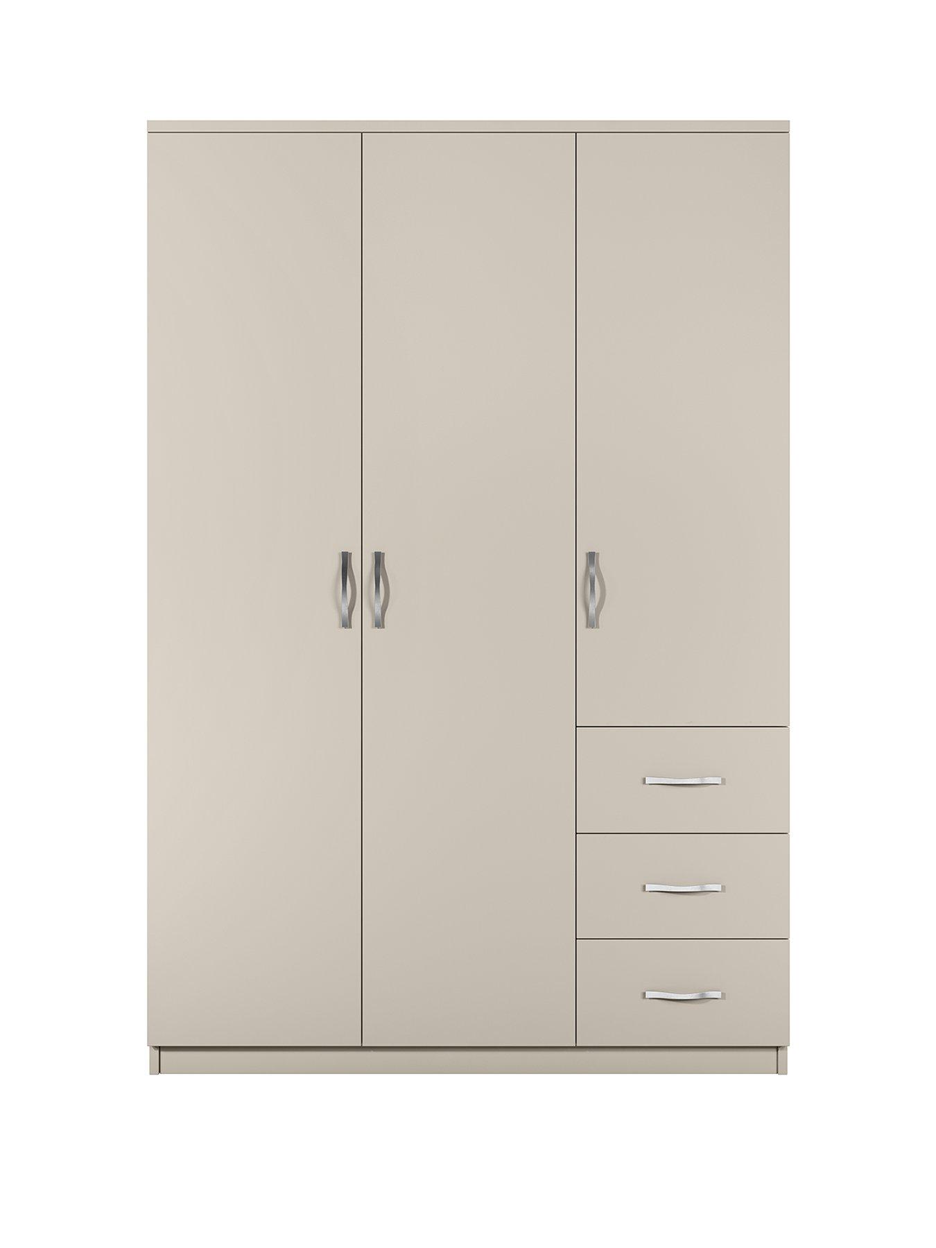 Peru 3 Door 3 Drawer Wardrobe Very Co Uk