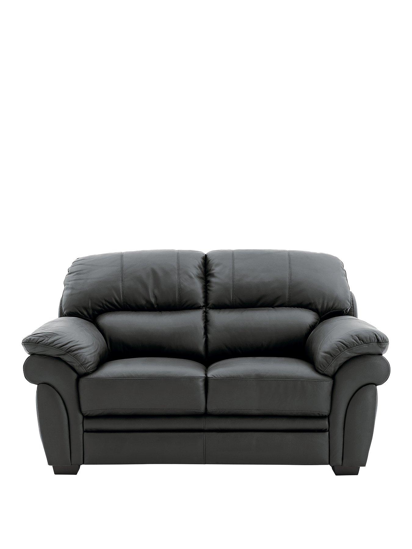 undefined Portland 2 Seater Leather Sofa