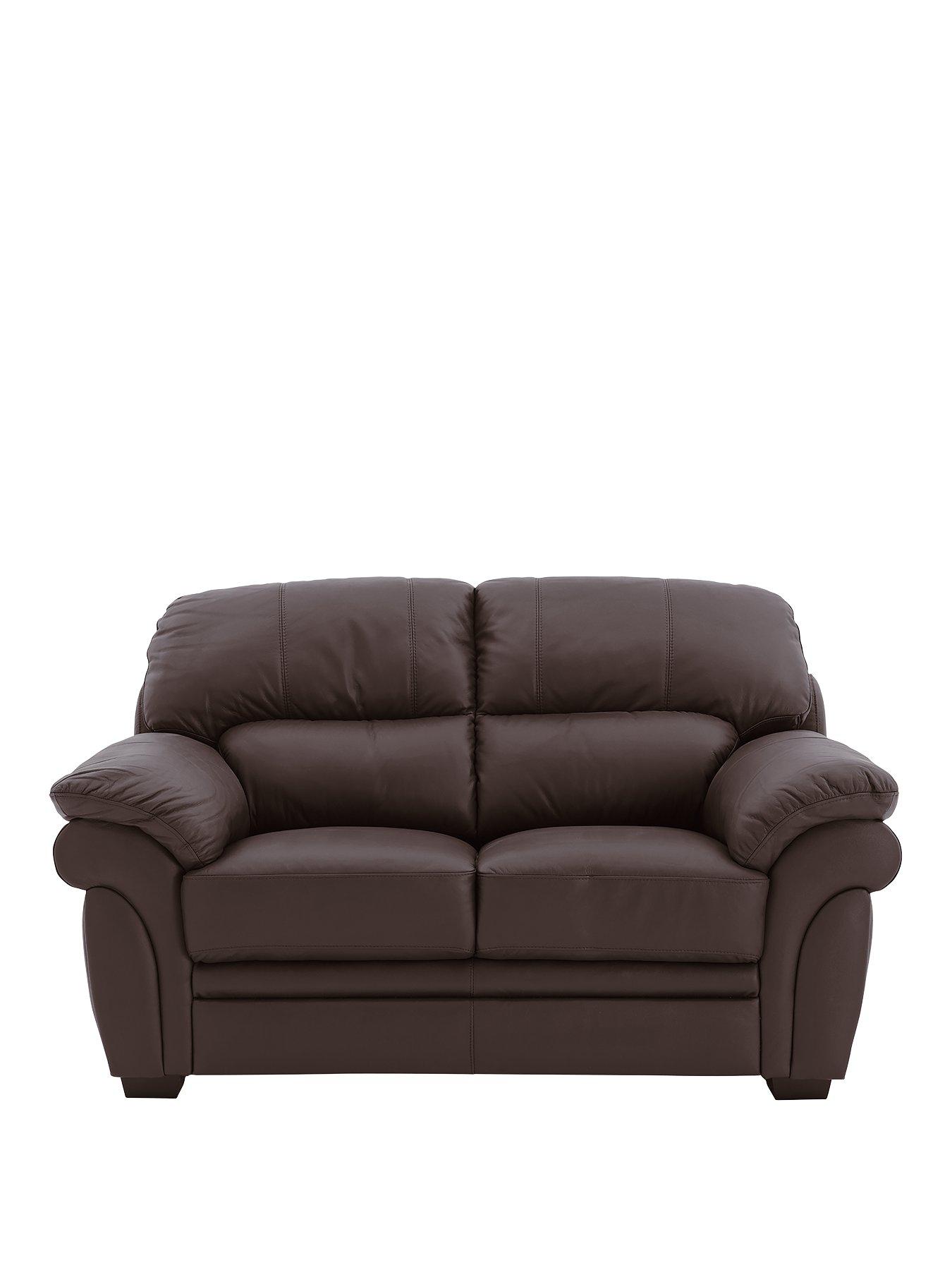 Image 1 of 4 of undefined Portland 2 Seater Leather Sofa