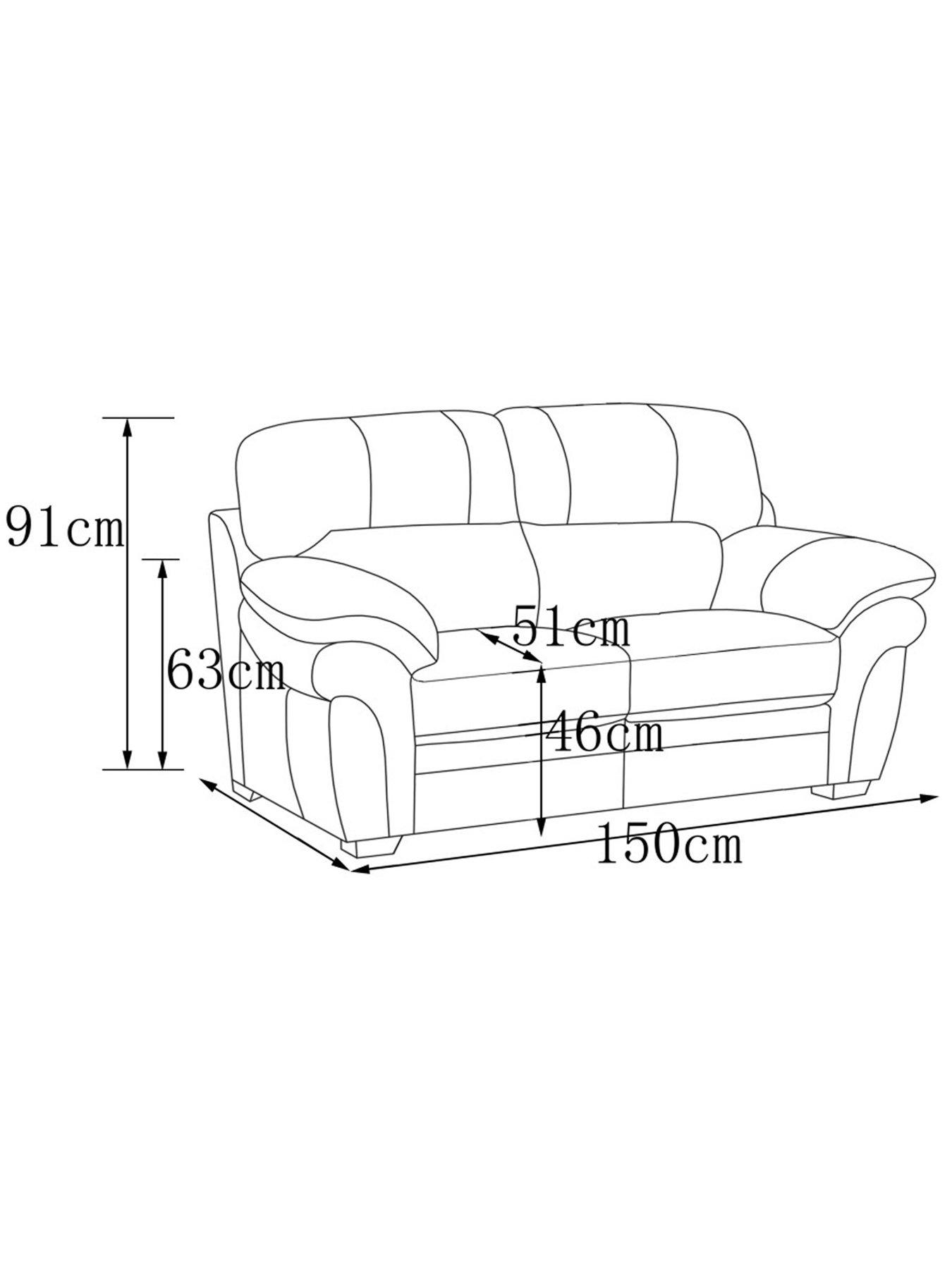 Image 4 of 4 of undefined Portland 2 Seater Leather Sofa