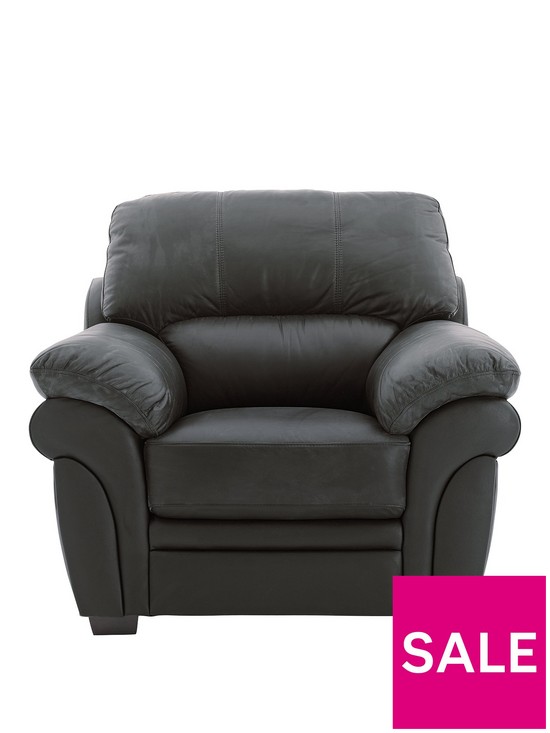 front image of portland-leather-armchair