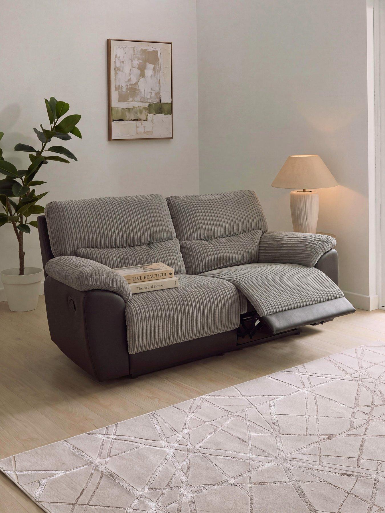 The Very Collection Sienna 2 Seater High Back Recliner Sofa