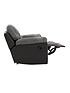  image of sienna-fabricfaux-leather-recliner-armchair
