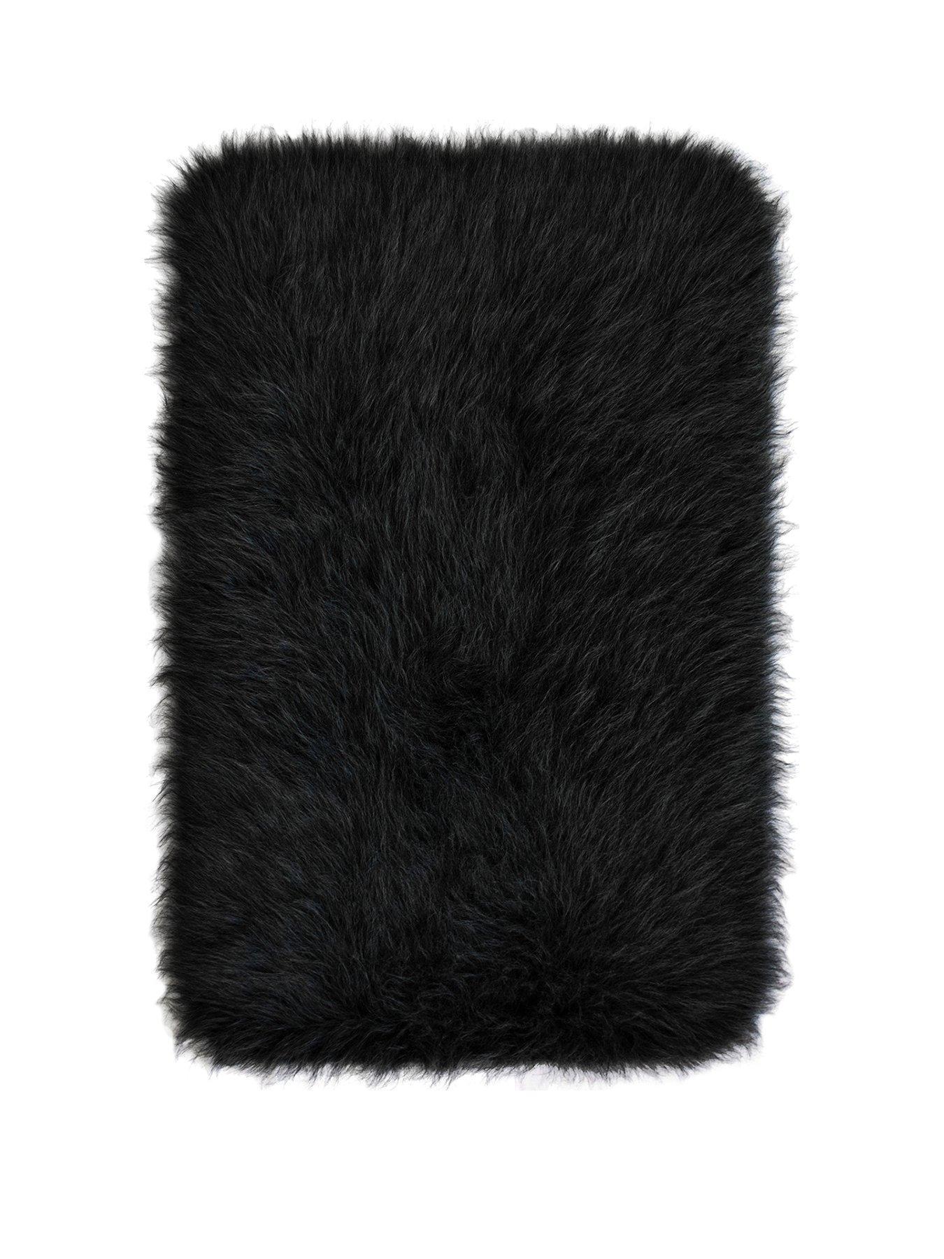 Product photograph of Everyday Collection Faux Mongolian Fur Rug from very.co.uk