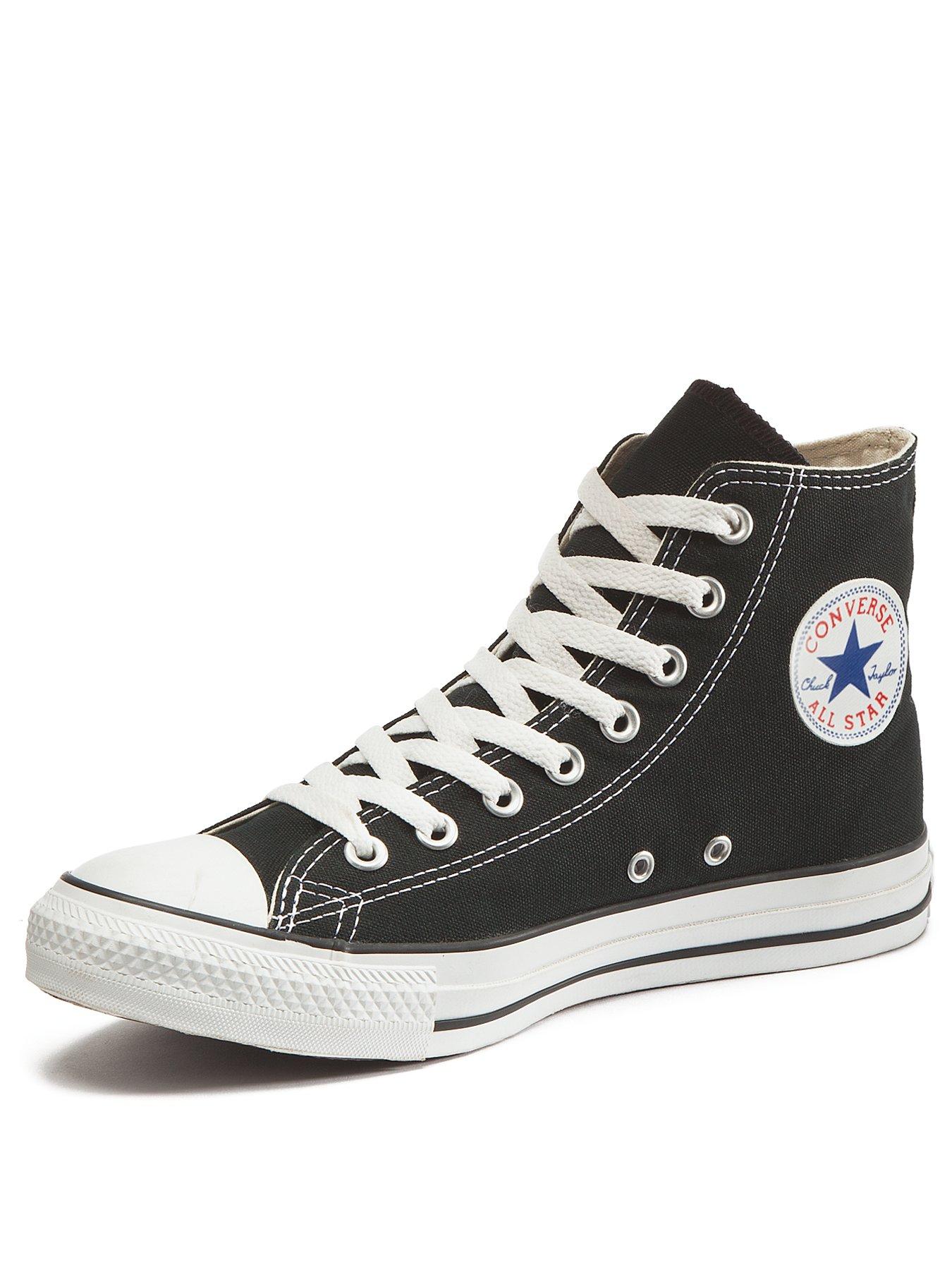 converse black & white all star boot pc hi trainers