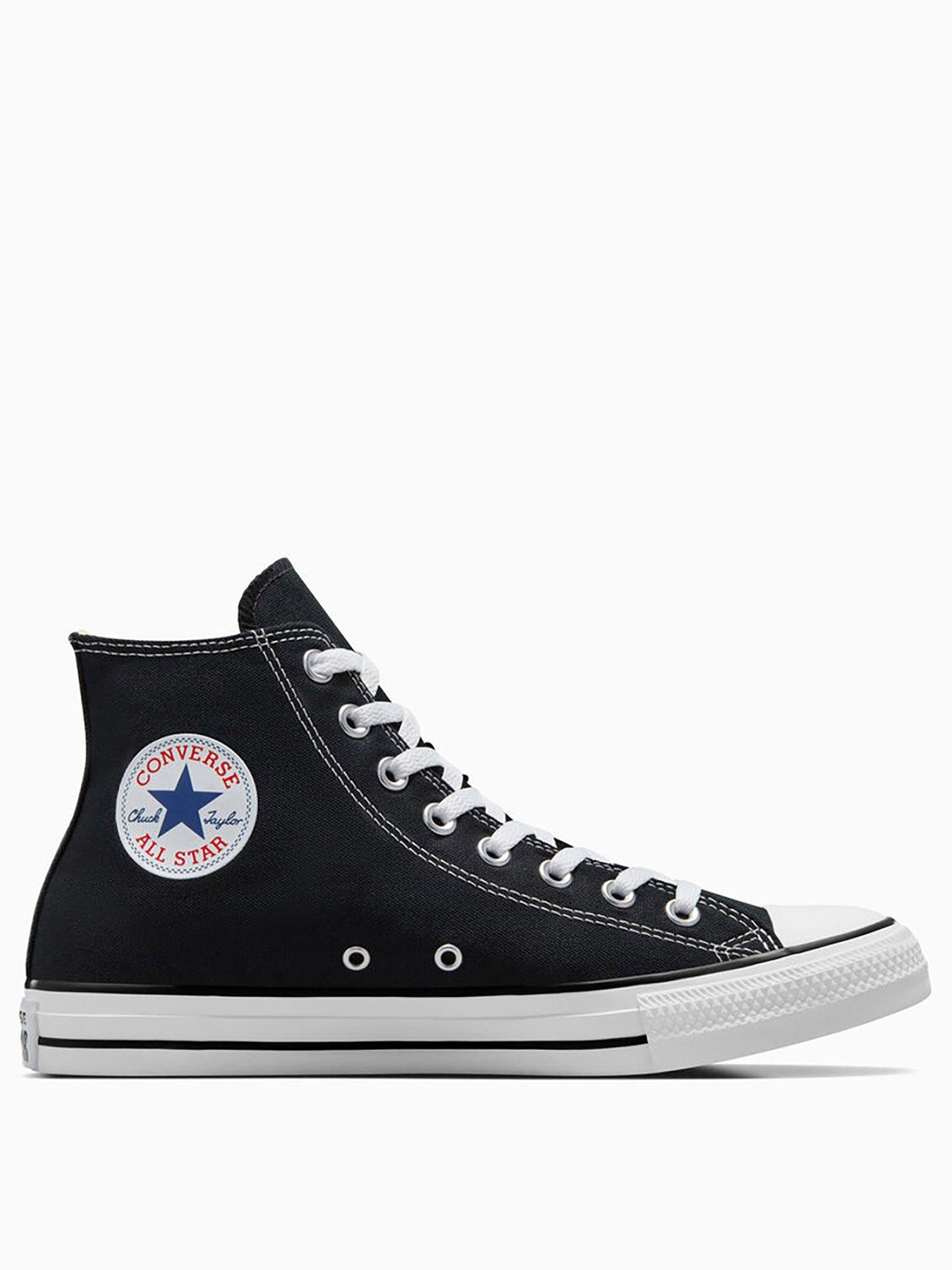 undefined Unisex Hi Top Trainers - Black