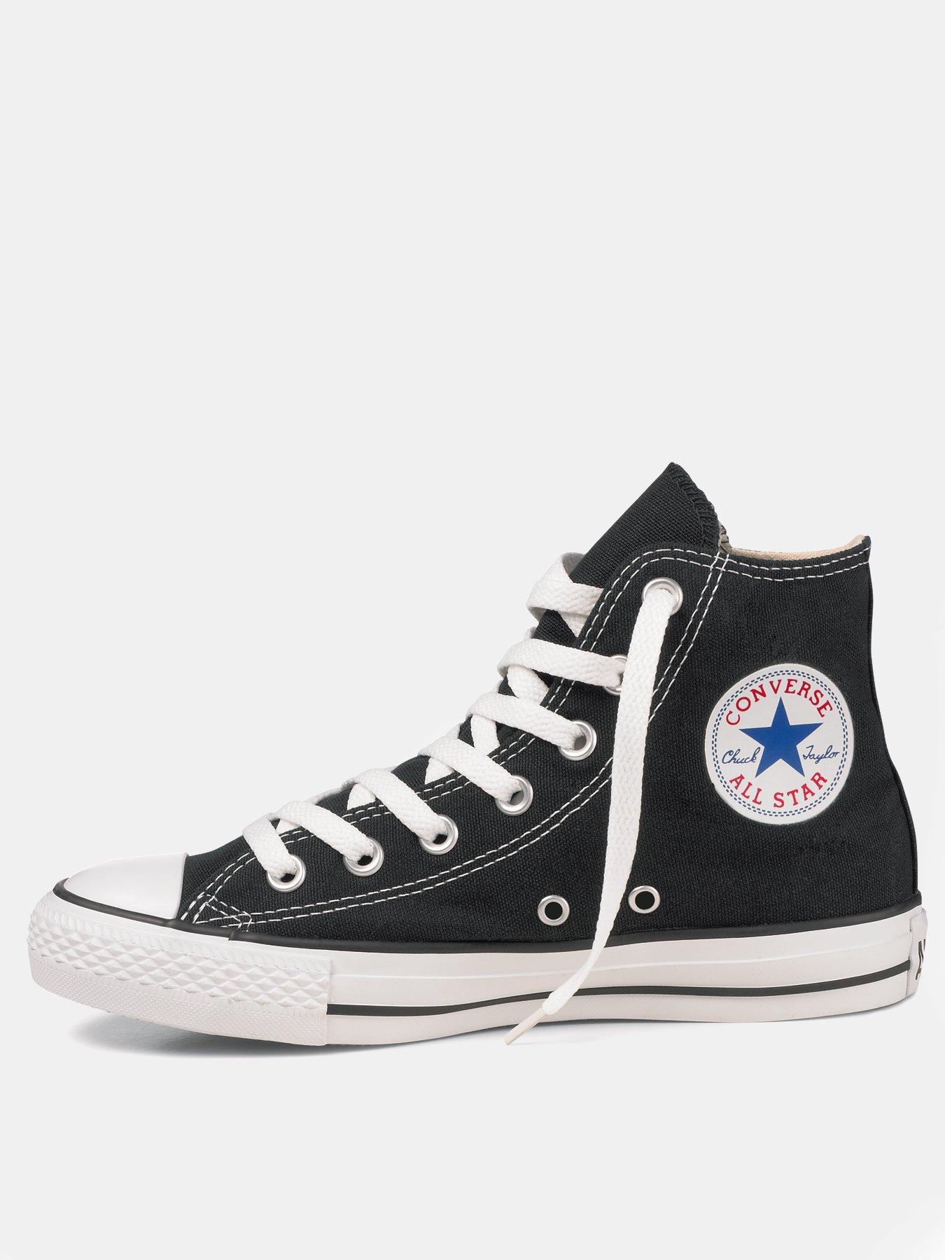 Converse Chuck Taylor All Star Hi-Tops - Black | very.co.uk