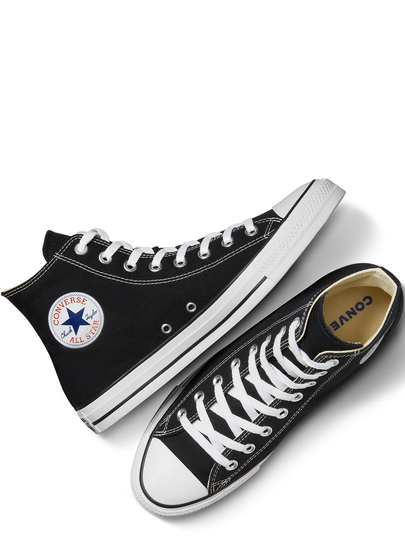Image 5 of 8 of Converse Unisex Hi Top Trainers - Black