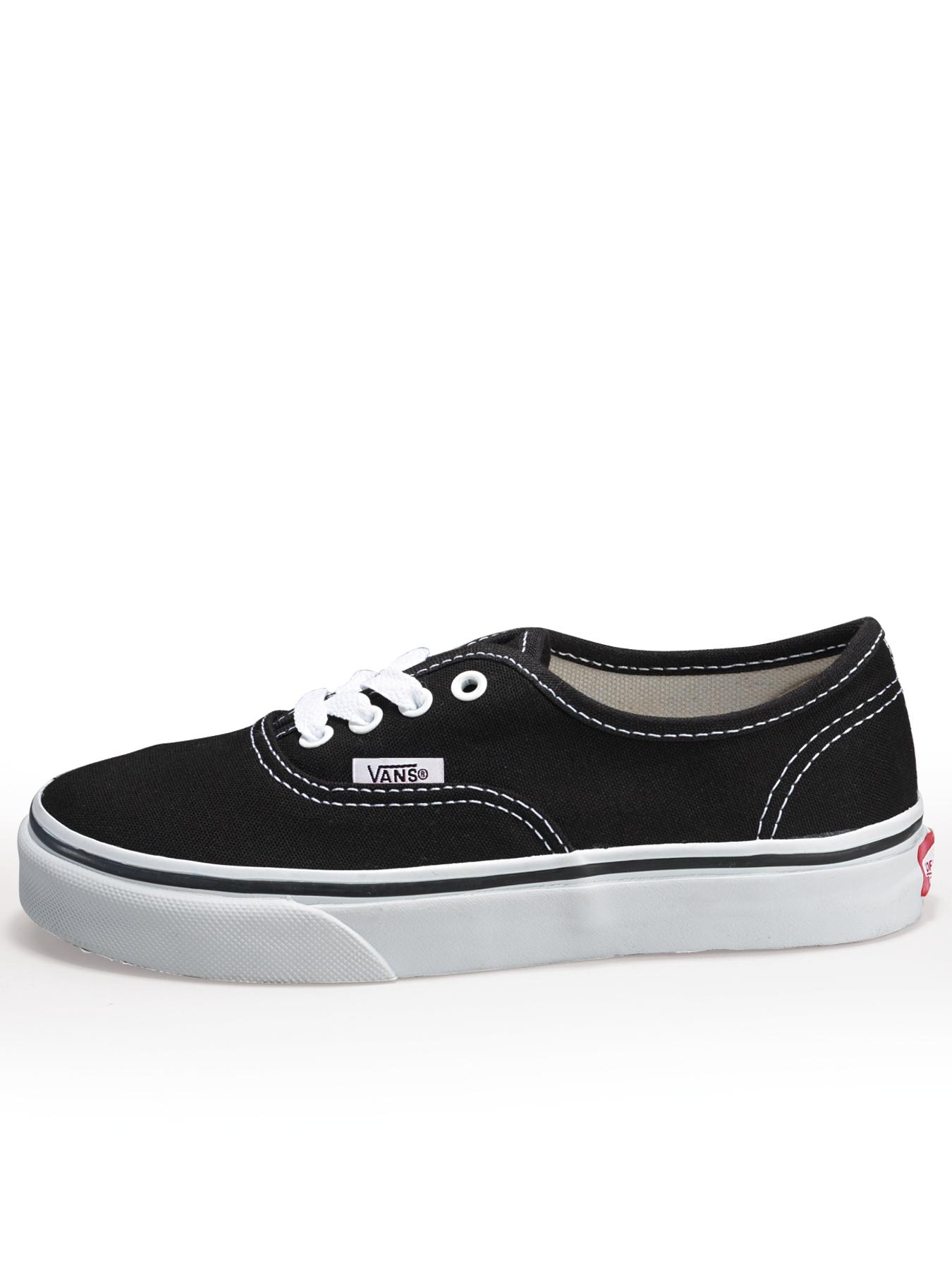 Vans Kids Unisex Authentic Trainer - Black/White | Very.co.uk