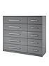  image of very-home-prague-gloss-5-5-wide-chest-of-drawersnbsp--fscreg-certified