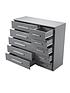  image of very-home-prague-gloss-5-5-wide-chest-of-drawersnbsp--fscreg-certified