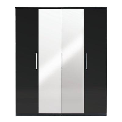 Black Gloss Wardrobes Home Garden Www Very Co Uk