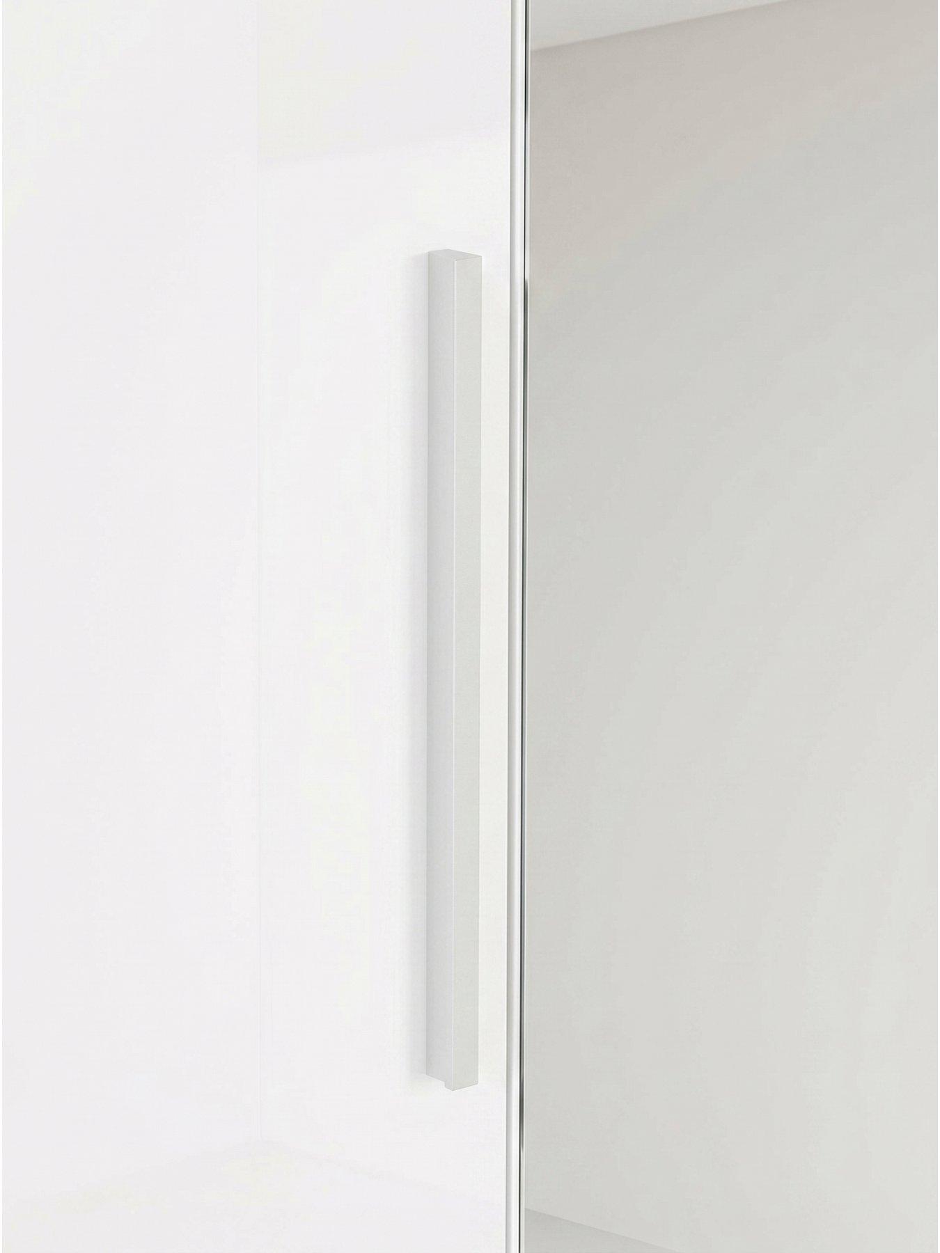 Image 4 of 6 of The Very Collection Prague Gloss 3 Door Mirrored Wardrobe&nbsp;- FSC&reg; Certified