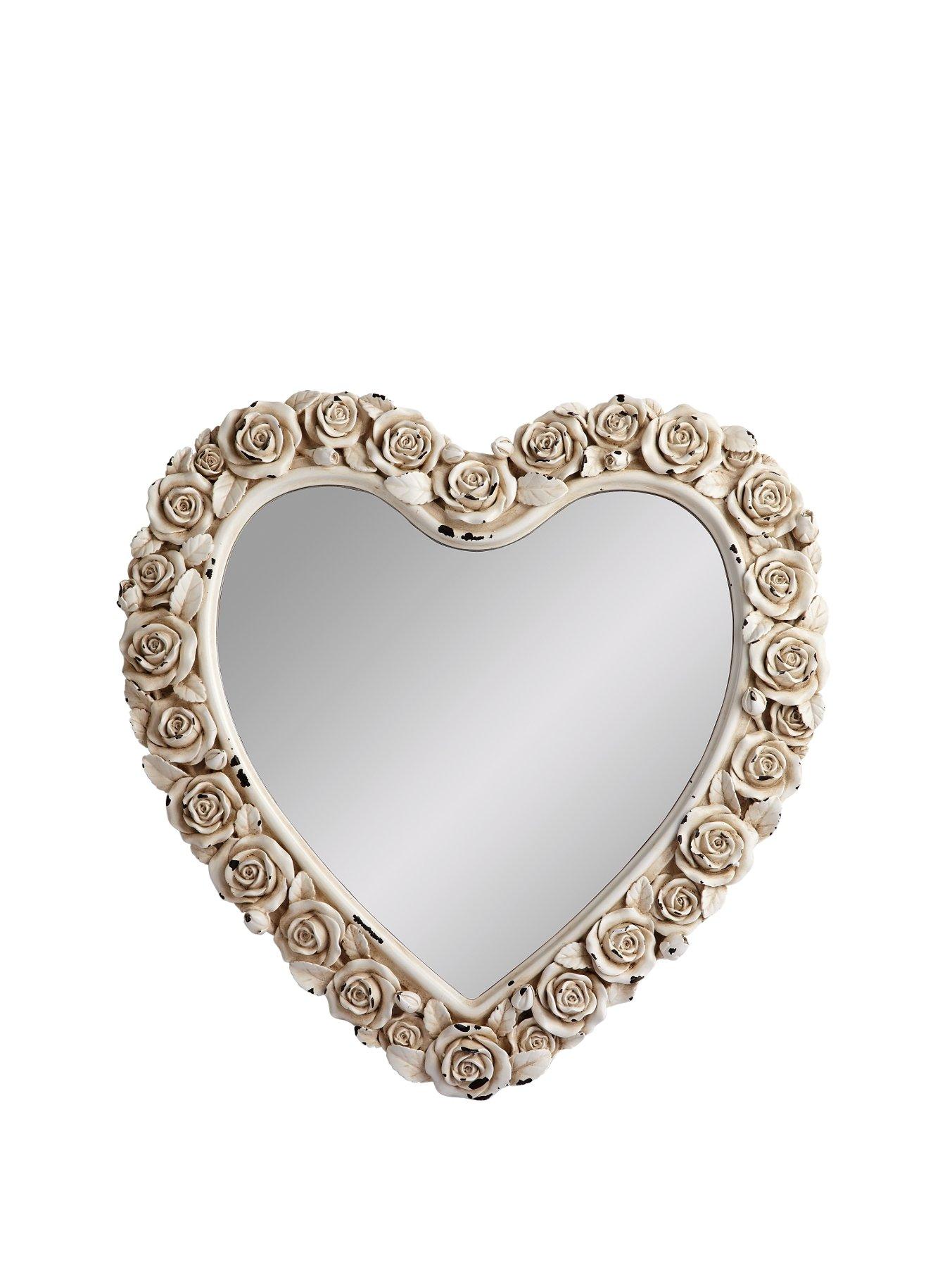 heart shaped mirror