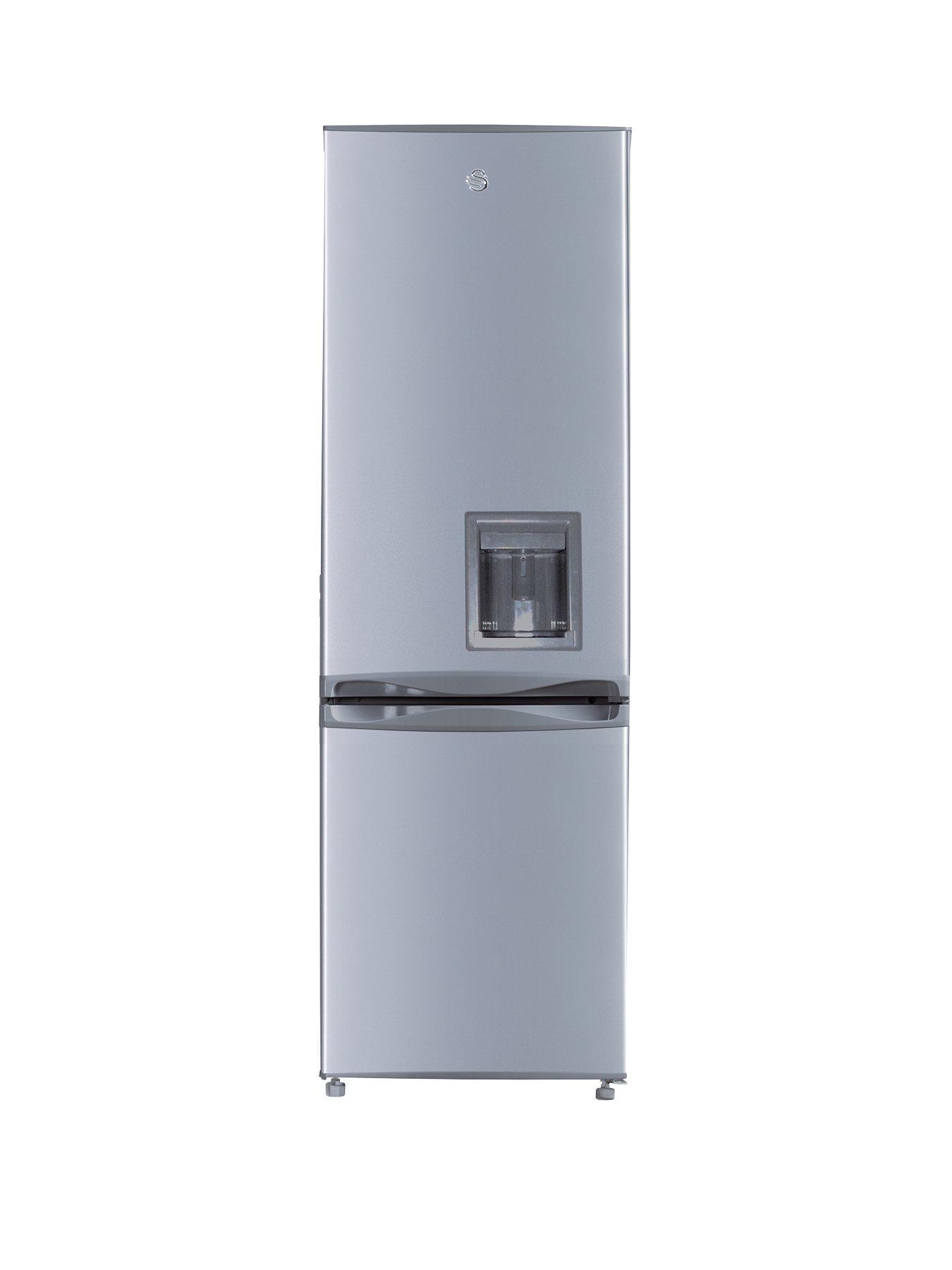 Swan Sr5330S 55Cm Fridge Freezer With Water Dispenser - Silver