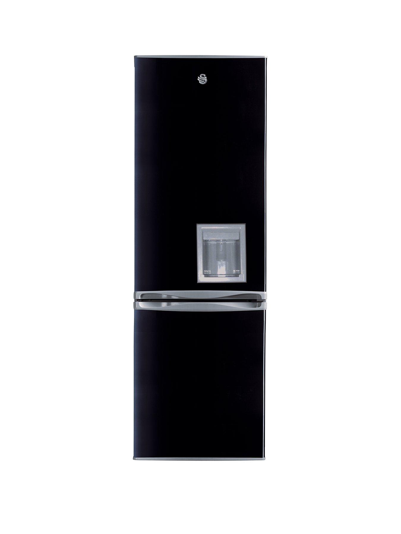 Swan Sr5330B 55Cm Fridge Freezer With Chilled Water Dispenser - Black