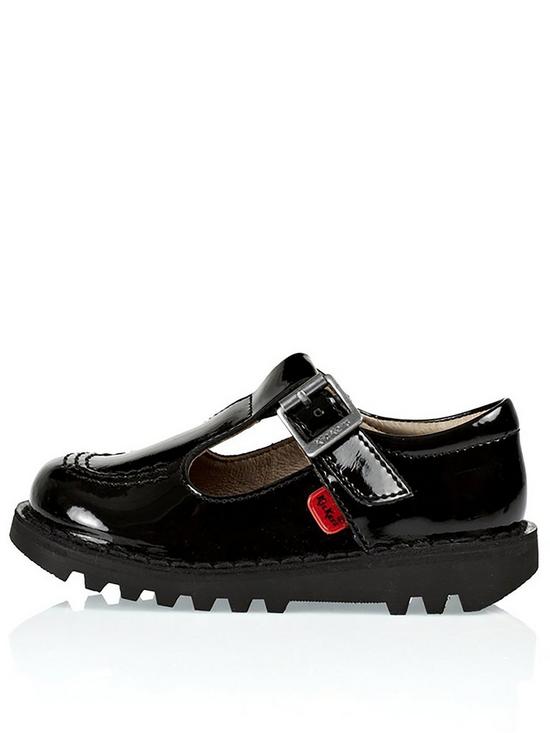 front image of kickers-girls-kick-patent-t-bar-school-shoes-black