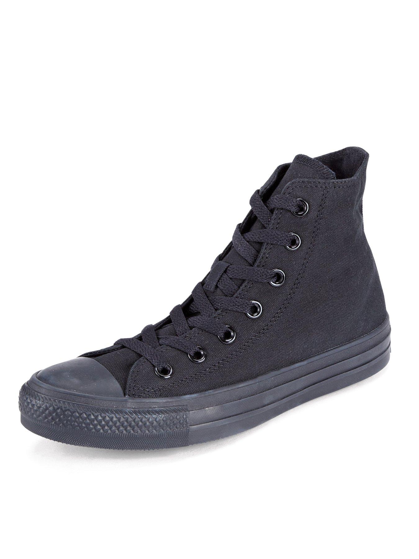 undefined Unisex Hi Top Trainers - Black/black