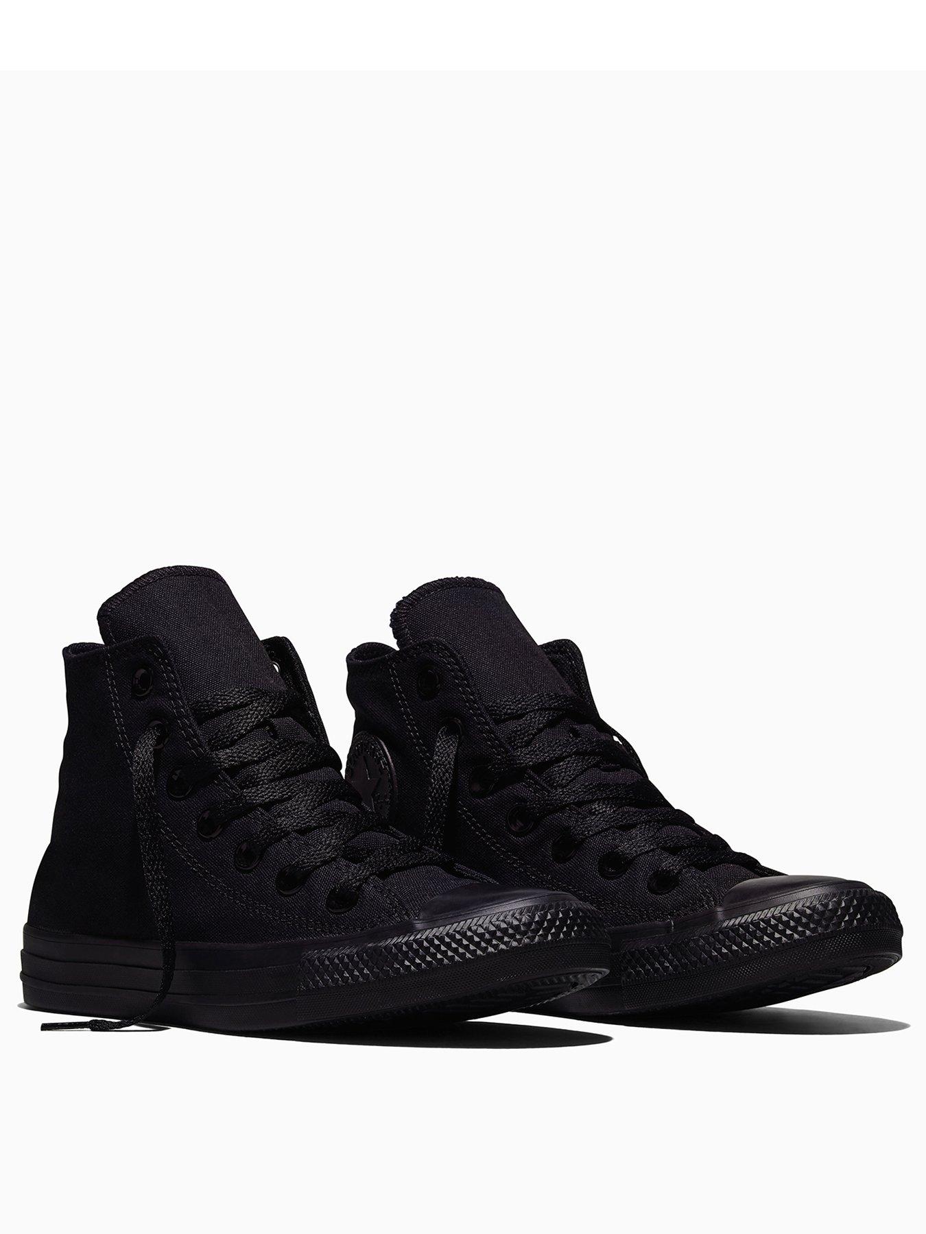 Image 2 of 7 of Converse Unisex Hi Top Trainers - Black/black
