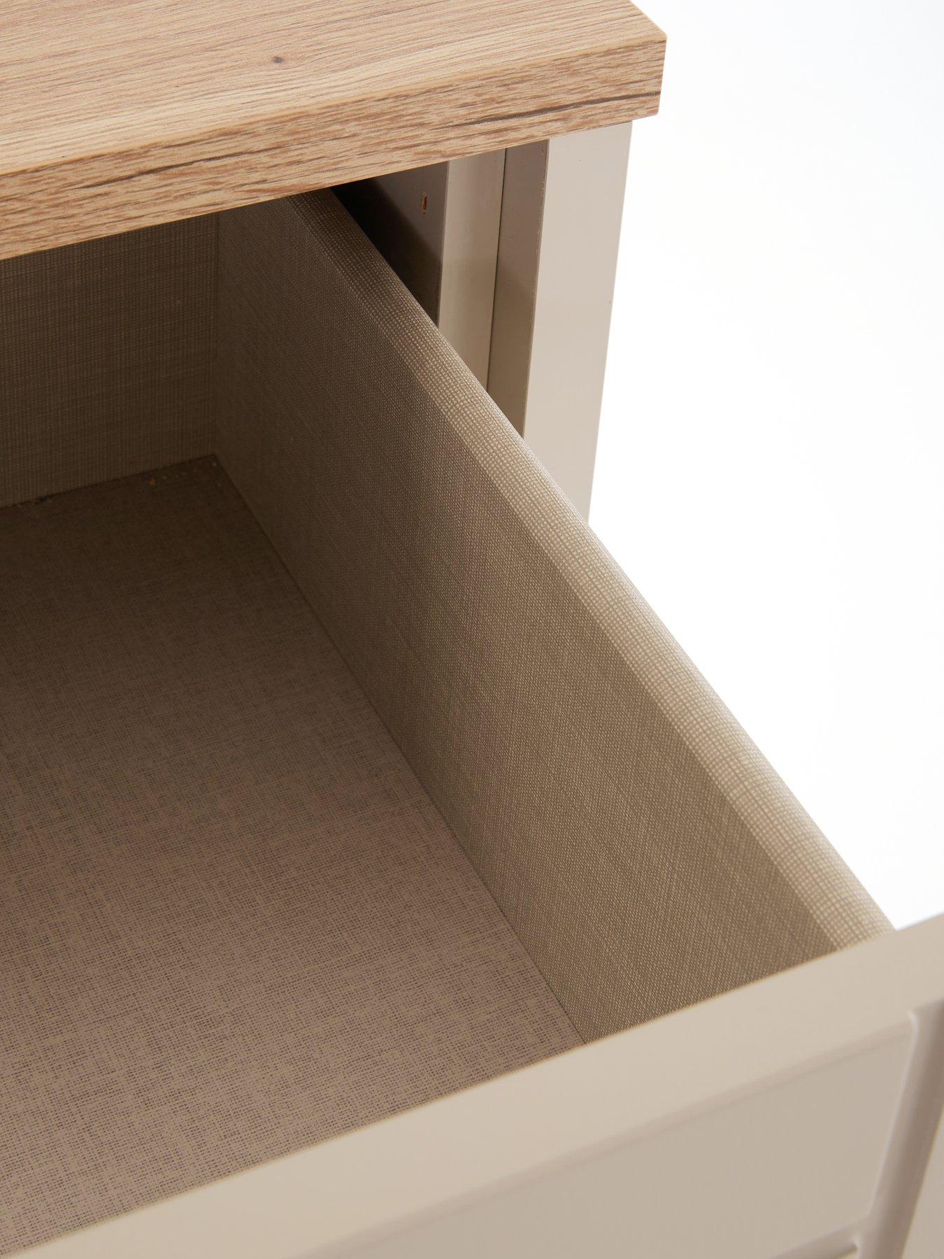 Image 7 of 7 of One Call Alderley Ready Assembled Wide&nbsp;5 Drawer Chest