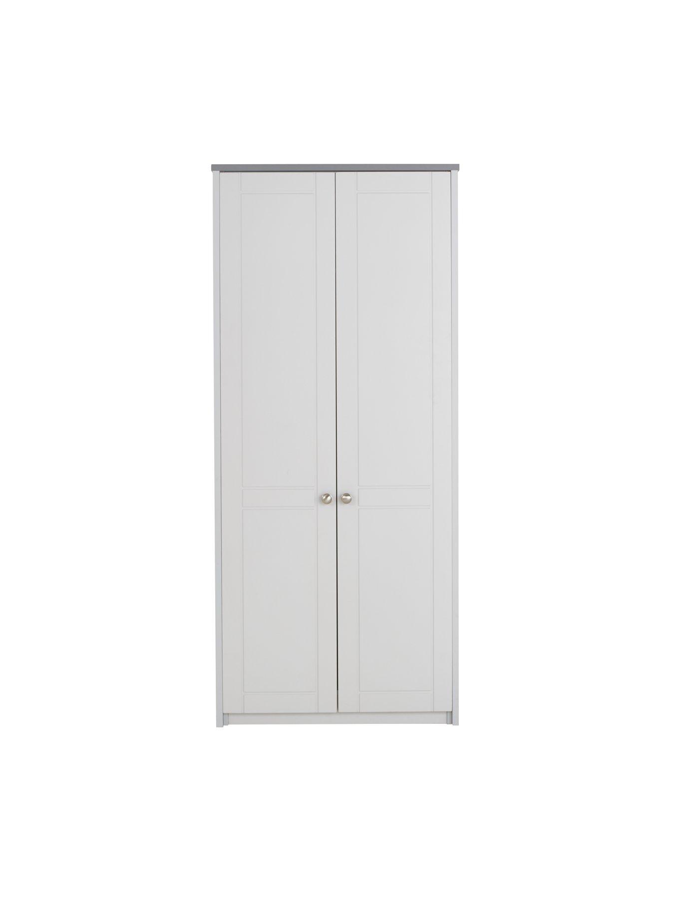 undefined Alderley Ready Assembled 2 Door Wardrobe