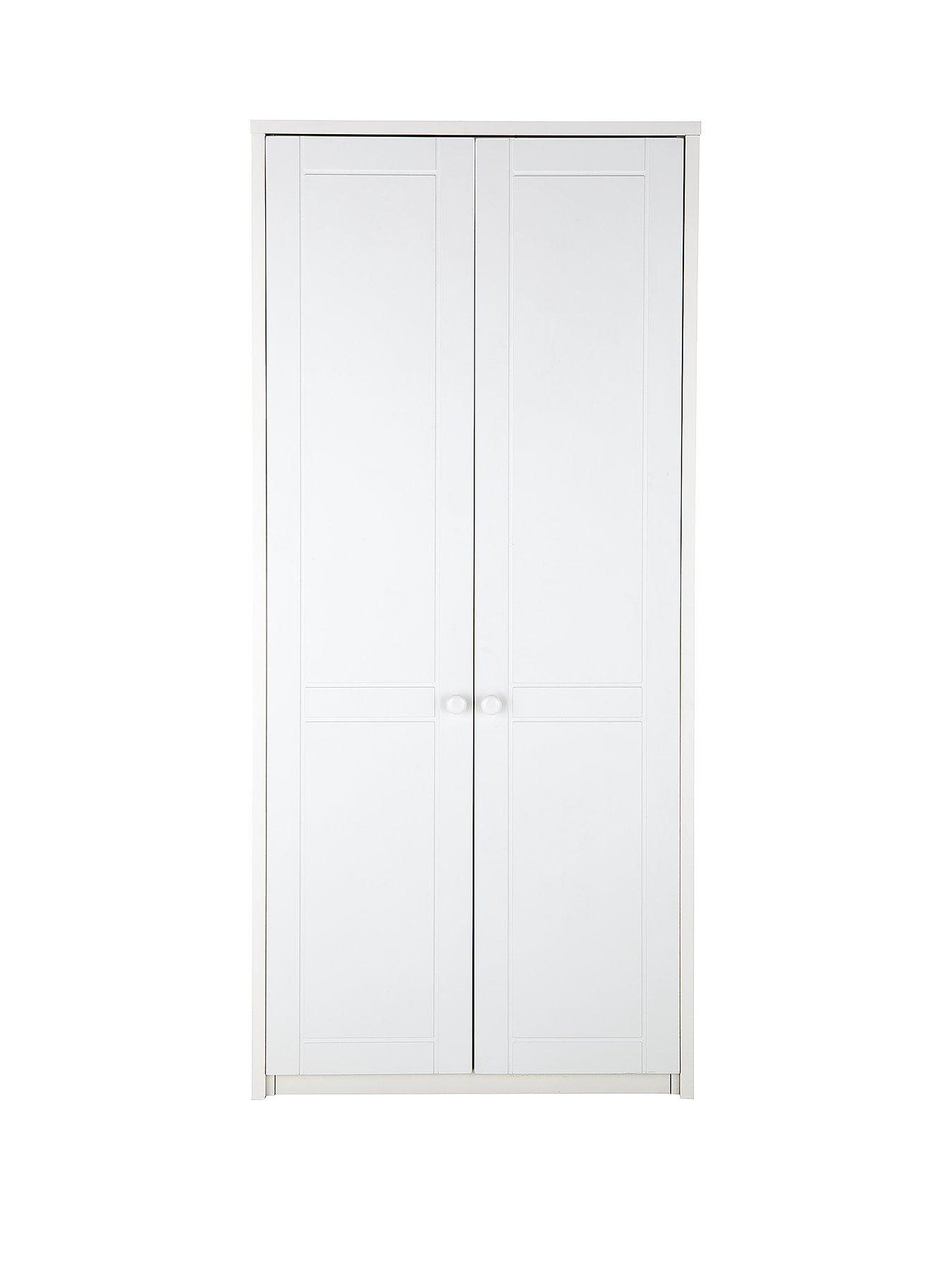 Double Wardrobe White White Wardrobes Home Garden Www