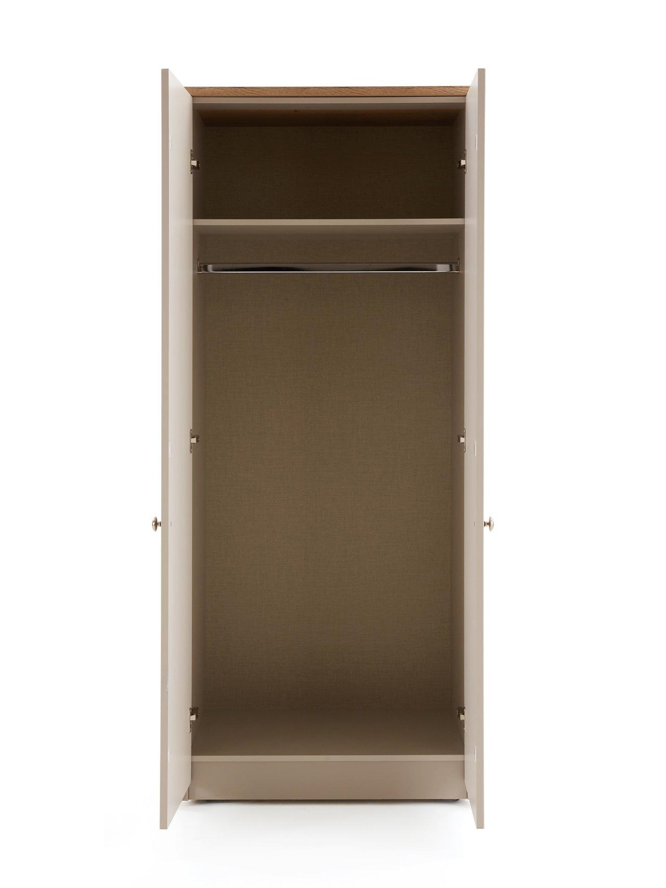 Image 4 of 6 of One Call Alderley Ready Assembled 2&nbsp;Door Wardrobe