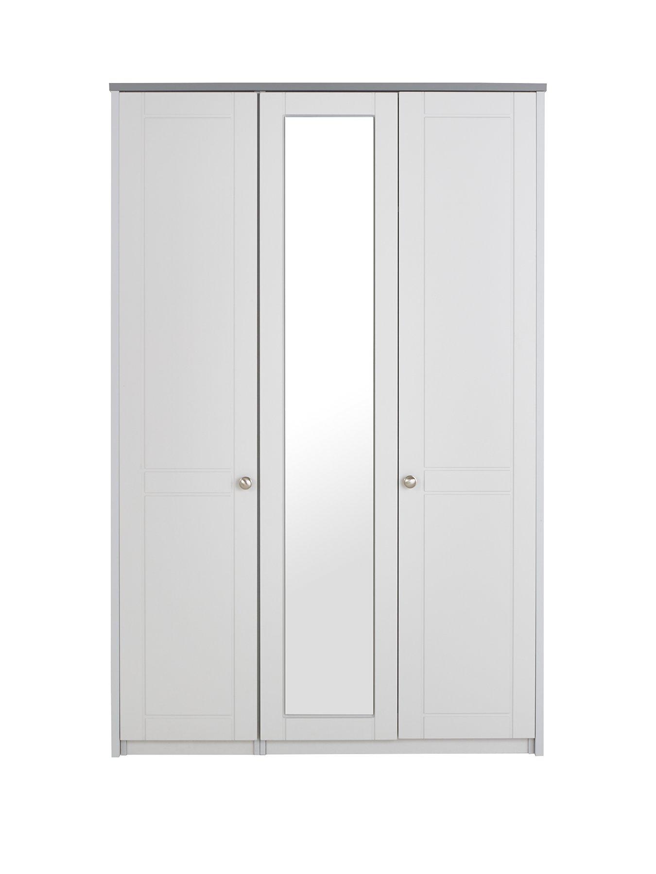 Alderley 3 Door Mirrored Wardrobe Very Co Uk