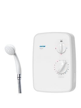 Product photograph of Triton Agio 8 5kw Electric Shower from very.co.uk