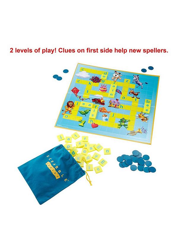 Image 3 of 7 of Mattel Scrabble Junior Family Board&nbsp;Game