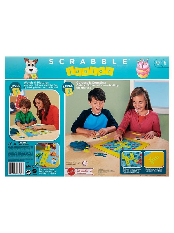 Image 7 of 7 of Mattel Scrabble Junior Family Board&nbsp;Game