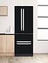 image of hotpoint-ffu4dk1-american-style-70cm-wide-frost-free-fridge-freezernbsp--black