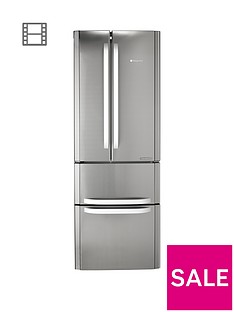 Hotpoint Day 1 FFU4DX American Style 70cm Frost Free Fridge Freezer - Stainless SteelA+ Energy Rating
