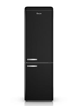 Swan Sr11020B 60Cm Retro Fridge Freezer – Black