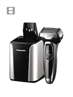 Panasonic ES-LV95 5 Blade Cordless Wet and Dry Shaver with Self Cleaning and Charging System