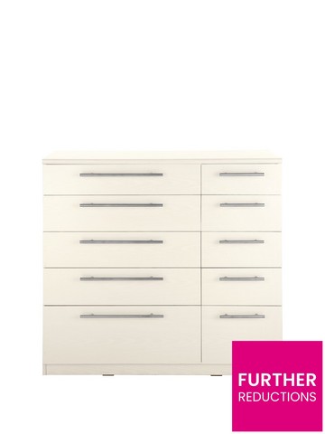 White Chest Of Drawers Very Co Uk, Nouvelle 6 Drawer Dresser White 63×30 3 4