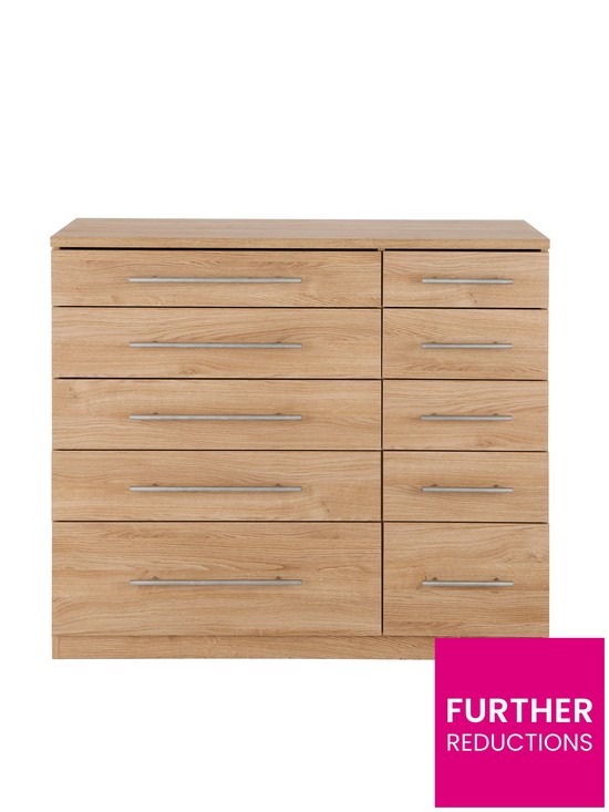 front image of home-essentials--nbspprague-5-5-graduated-chest-of-drawers
