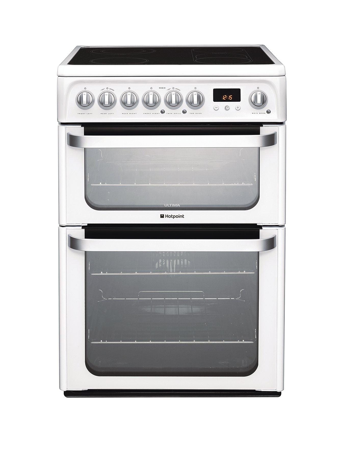 ceramic hob double oven cookers