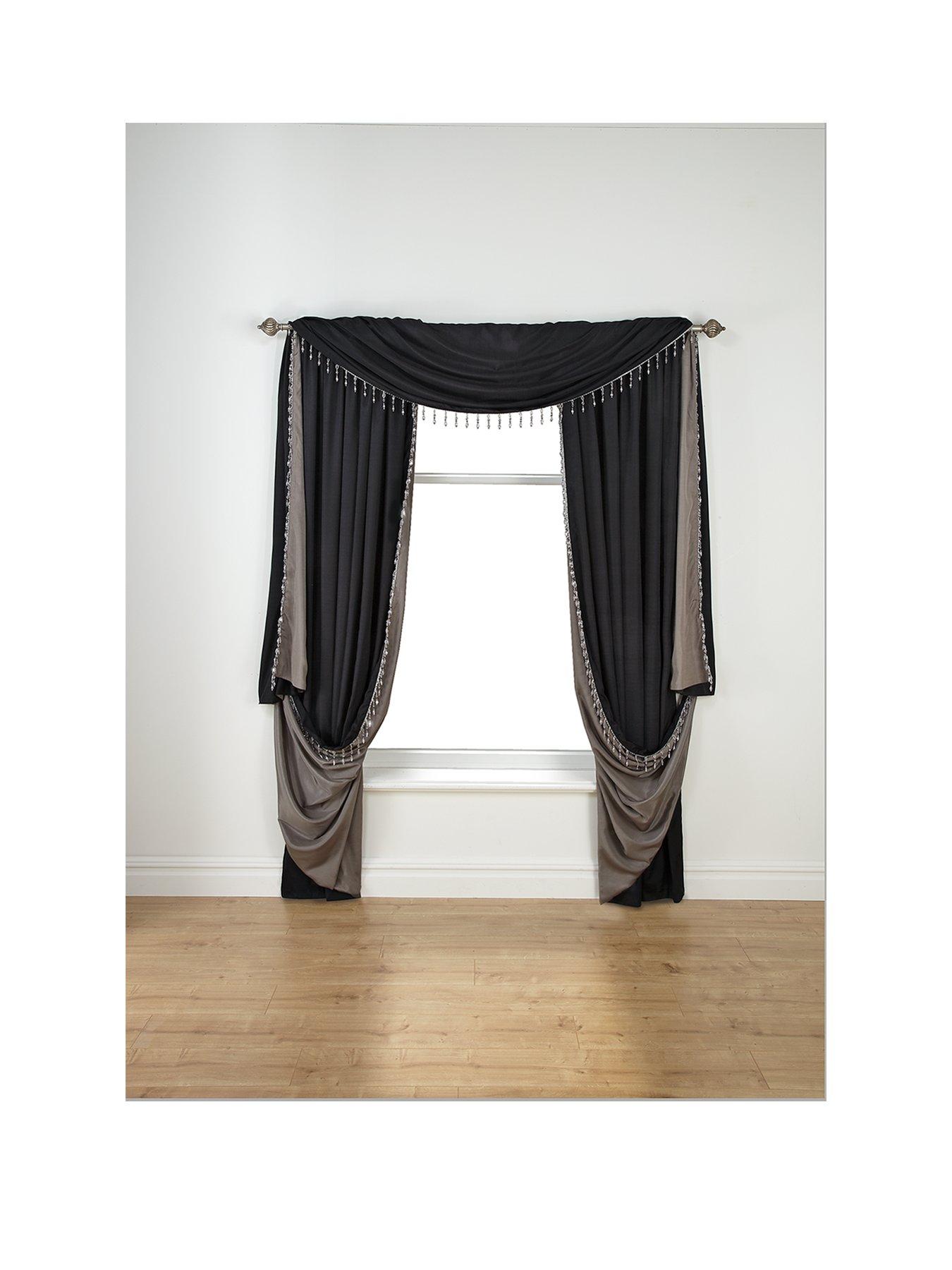 Laurence Llewelyn-Bowen Grande Finale Faux Silk Reversible Slot Top Curtains review