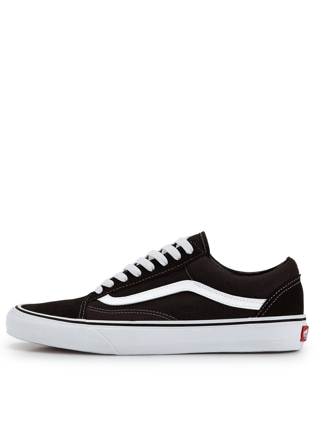 Vans Unisex Old Skool Trainers - Black/White | Very.co.uk