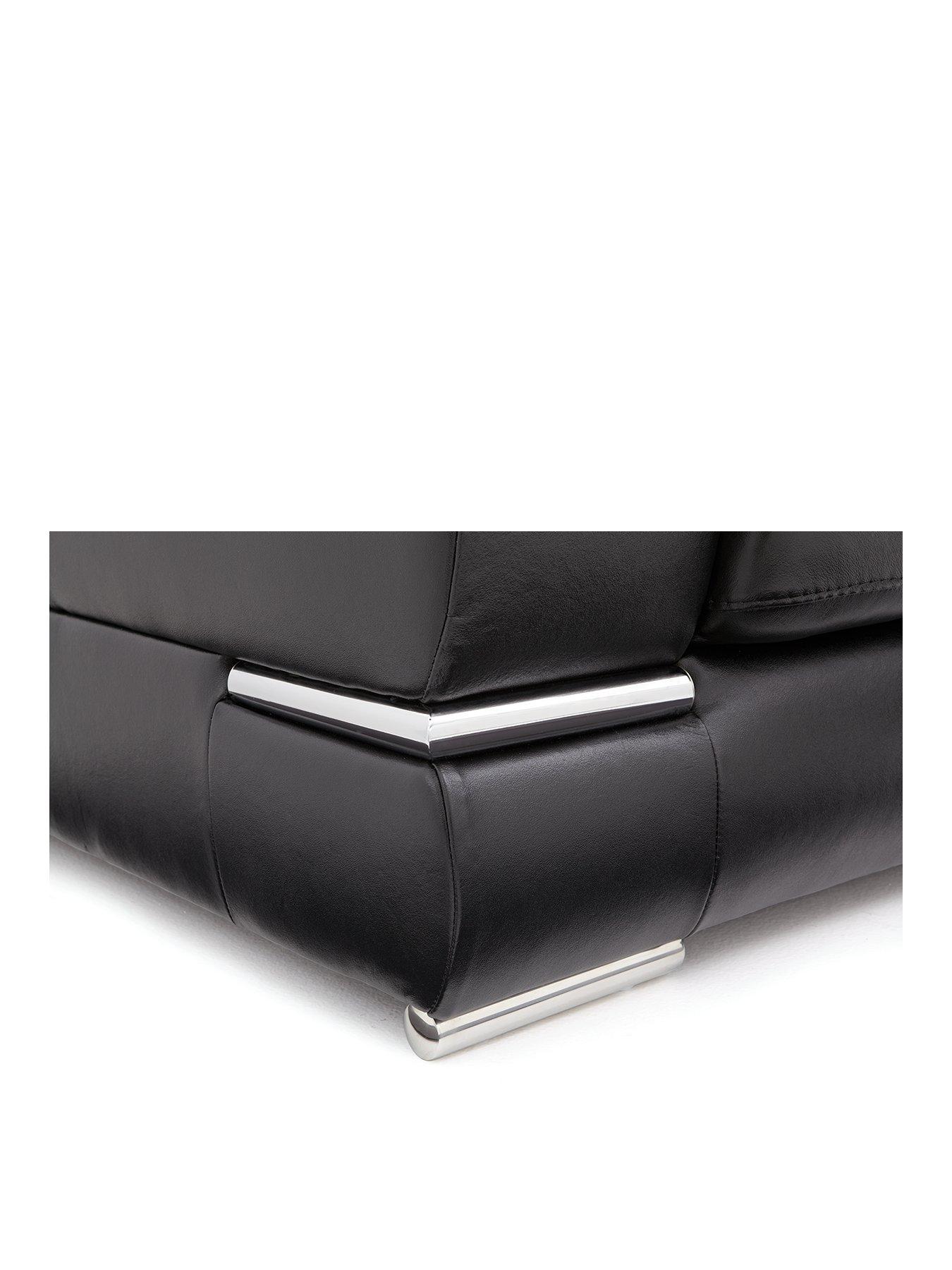 Image 2 of 4 of Very Home Primo Italian Leather Left Hand Corner Chaise Sofa&nbsp;- FSC&reg; Certified