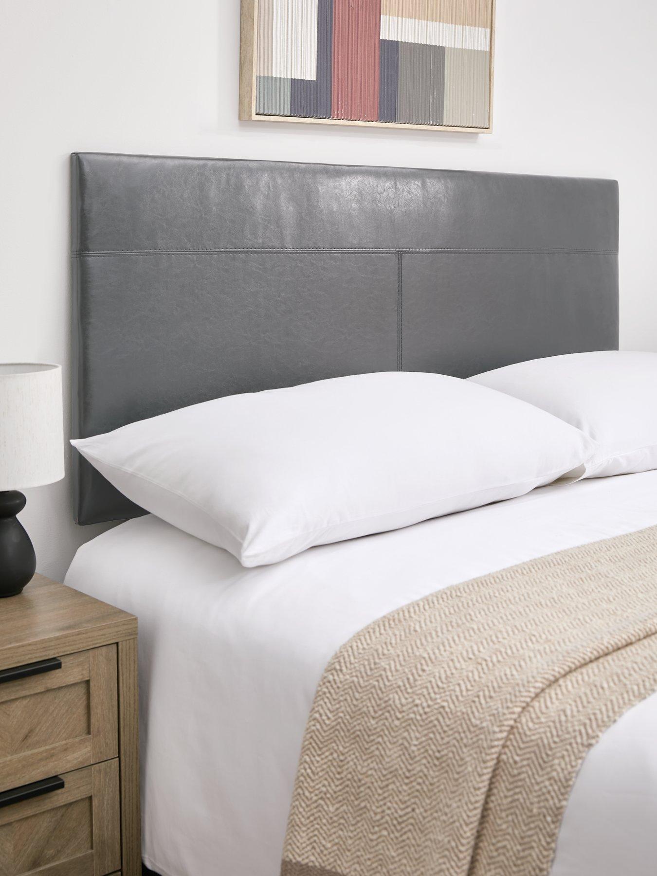 undefined Faux Leather Padded Headboard